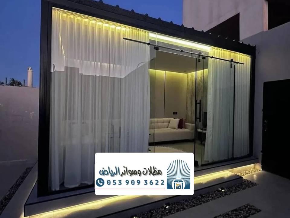تصميم غرف زجاجية الرياض