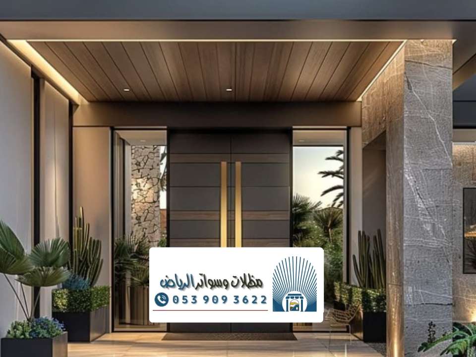تصميم ابواب مودرن بالرياض 